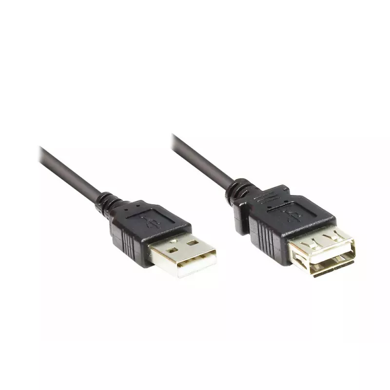 USB laidas Alcasa 2511-OF5S USB 2.0 5 m juodas