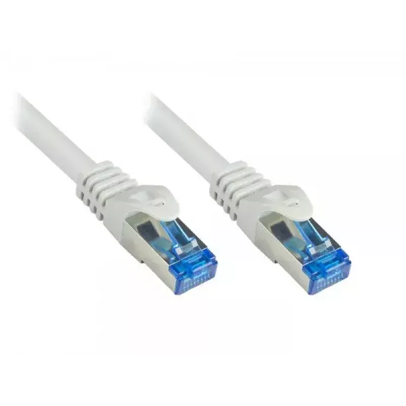 Tinklo kabelis Alcasa 8060-SF150 Pilkas 15m Cat6a S/FTP