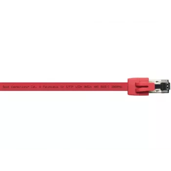 Tinklo kabelis Alcasa 8080-200R raudonas 20m Cat8.1 S/FTP