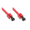 Tinklo kabelis Alcasa 8080-200R raudonas 20m Cat8.1 S/FTP