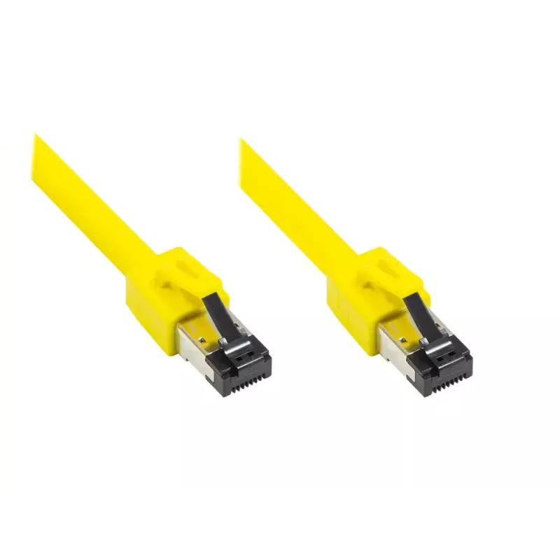 Tinklo kabelis Alcasa 8080-050Y Geltonas 5m Cat8.1 S/FTP