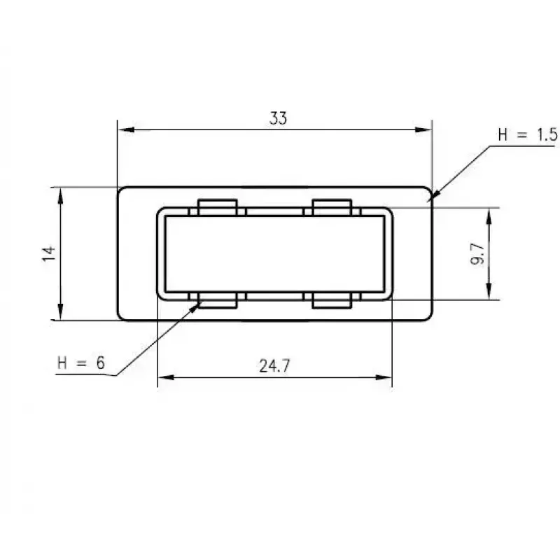 SC-Duplex adapterio dangtelis Telegärtner B00012A0011 juodas
