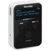 Nešiojamasis radijo imtuvas TECHNISAT DIGITRADIO mobil 2 — DAB+ / FM, OLED 0,91 colio, 3,5 mm, USB-C, ličio jonų 500 mAh, juoda / balta