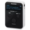 Nešiojamasis radijo imtuvas TECHNISAT DIGITRADIO mobil 2 — DAB+ / FM, OLED 0,91 colio, 3,5 mm, USB-C, ličio jonų 500 mAh, juoda / balta
