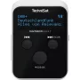 Nešiojamasis radijo imtuvas TECHNISAT DIGITRADIO mobil 2 — DAB+ / FM, OLED 0,91 colio, 3,5 mm, USB-C, ličio jonų 500 mAh, juoda / balta