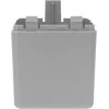 LNB TechniSat UNYSAT 11,7–12,75 GHz, F jungtis, maitinimo rago skersmuo Ø4 cm, 140 mA, pilka