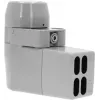LNB TechniSat UNYSAT 11,7–12,75 GHz, F jungtis, maitinimo rago skersmuo Ø4 cm, 140 mA, pilka