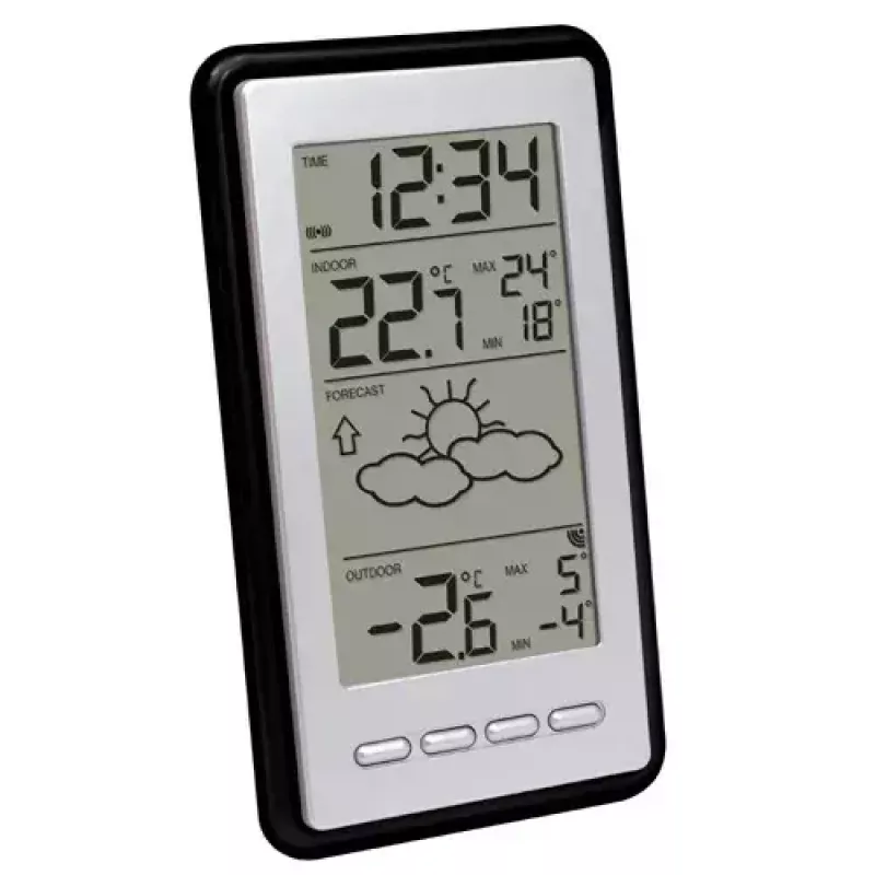 Skaitmeninė orų stotelė Technoline WS 9130-IT juoda sidabrinė