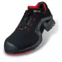 Apsauginiai batai Uvex 85162 Unisex suaugusiems juodi raudoni PU mikroveliūras