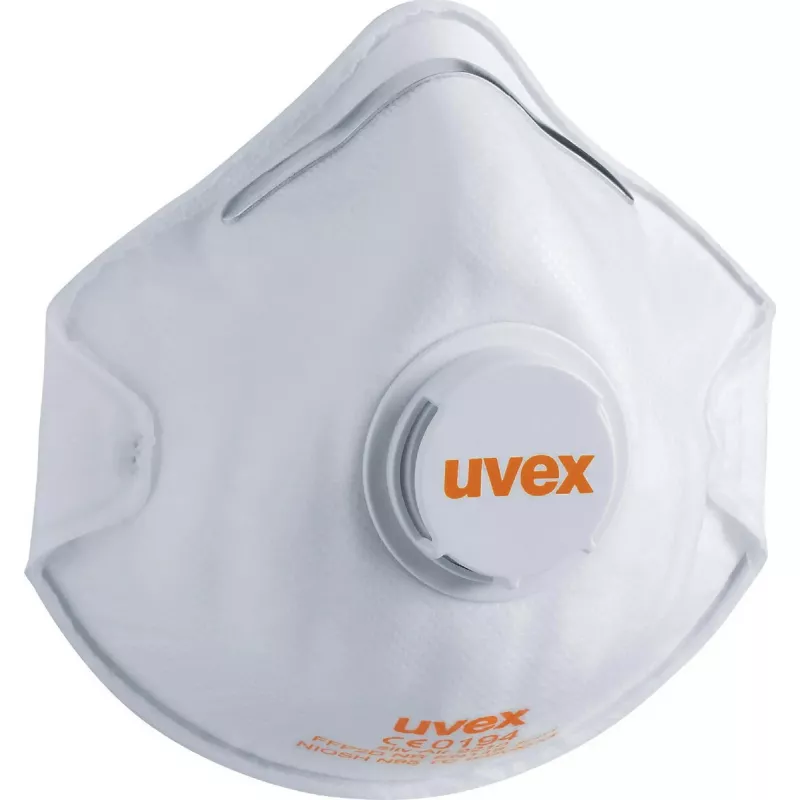 Respiratorinė kaukė UVEX silv-Air class.2210 FFP2, 3 sluoksnių apsauga