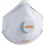 Respiratorinė kaukė UVEX silv-Air class.2210 FFP2, 3 sluoksnių apsauga