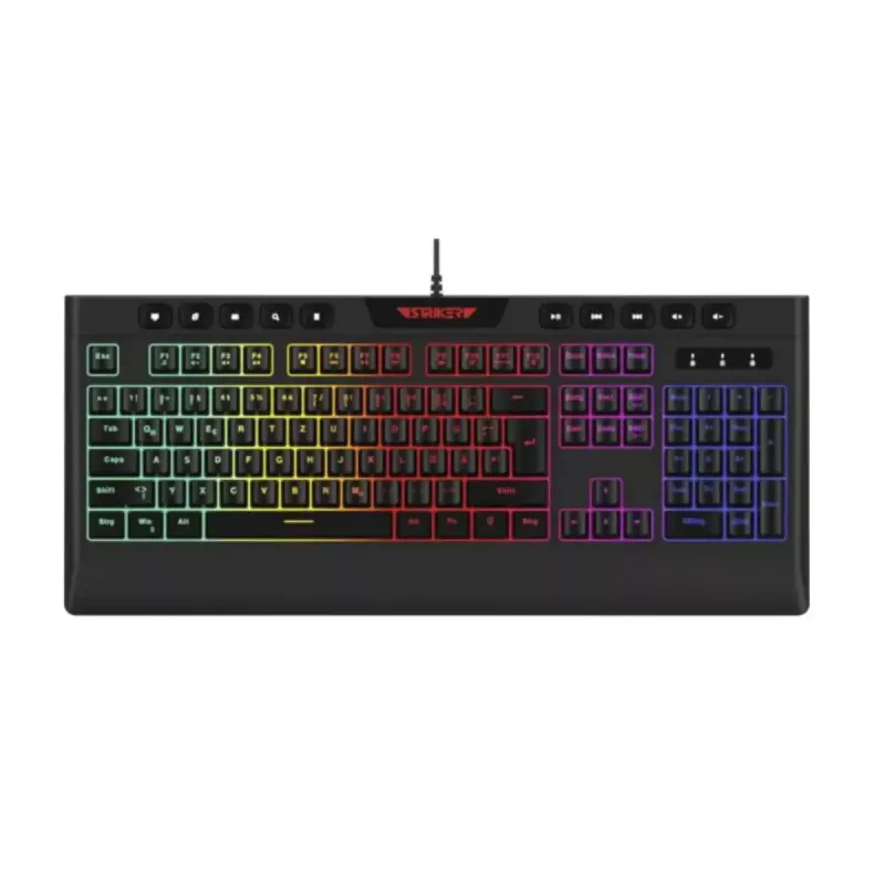PC darbo stotis Hyrican PCK07796 — AMD Ryzen 7 5700X, 16 GB DDR4, 1 TB SSD, NVIDIA GeForce RTX 5060 Ti, Windows 11 Home, juoda