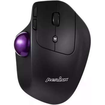 Perixx rutulinis pelė PERIMICE-720 — belaidis 2,4 GHz ir Bluetooth, ergonomiškas dizainas