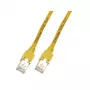 Tinklo kabelis EFB Elektronik RJ45 S/UTP Cat5e RJ-45 RJ-45 10 m Geltonas
