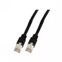 Tinklo kabelis EFB Elektronik K8705.0,50 RJ-45 Cat5e 0,5 m juodas