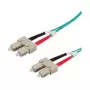 Optical Fibre kabelis INTELLINET ROLINE LWL 50/125µm OM3 SC–SC 5m Green