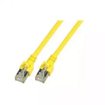 Etherneto kabelis EFB Elektronik RJ45 S/FTP Cat5e 1m Geltonas