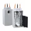 Šviesolaidinis adapteris EFB Elektronik LOGON LFH015 LC/SC, pilkas, plastikinis korpusas, 103×93×185 mm
