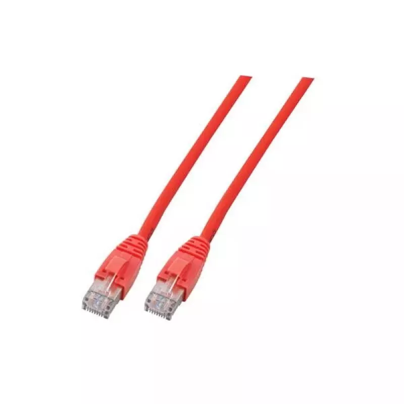 Tinklo kabelis EFB Elektronik 3m Cat6 RJ-45 U/UTP Raudonas