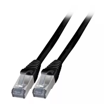 Tinklo kabelis EFB Elektronik K5538SW.2 RJ-45 Cat6a 2m Juodas