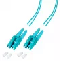 Šviesolaidinis kabelis EFB Elektronik O0312.2-1.2 LC OM3 2 m turkio spalvos