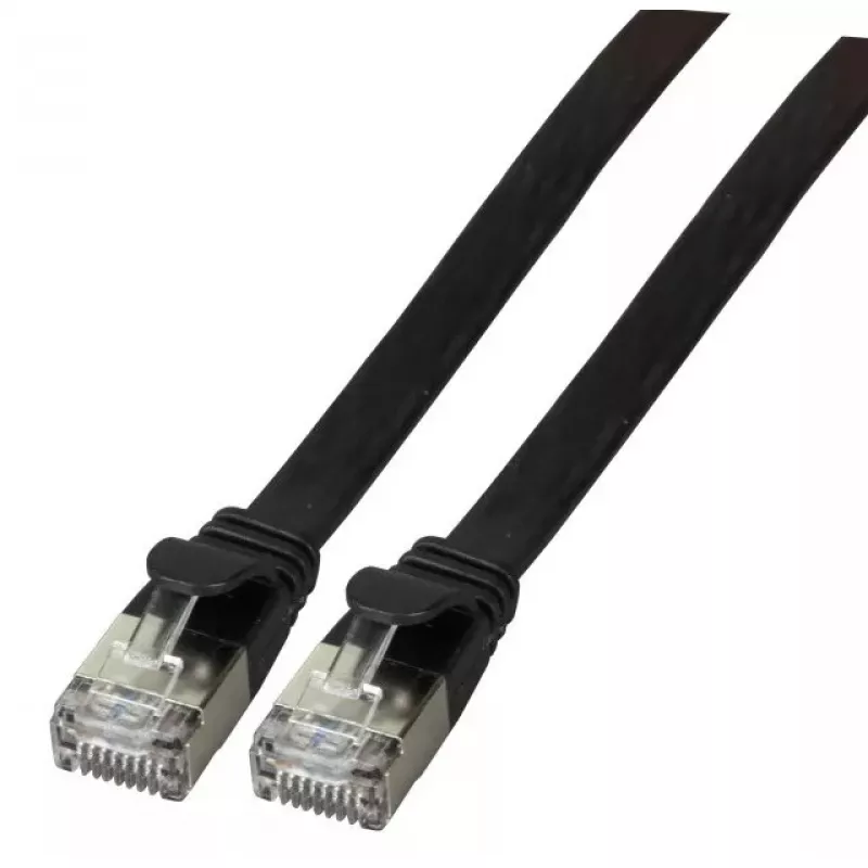 Tinklo kabelis EFB Elektronik K5547SW.2 RJ-45 Cat6a 2 m juodas