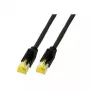 Tinklo kabelis EFB Elektronik K3130.15 — Cat6a S/FTP (S‑STP), RJ-45 į RJ-45, 15 m, juodas