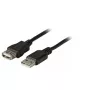 USB kabelis EFB Elektronik K5248.1 1m USB A juodas