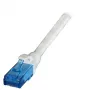Tinklo kabelis EFB Elektronik K8109GR.1 Cat6a U/UTP Pilka 1 m RJ‑45 auksiniai kontaktai
