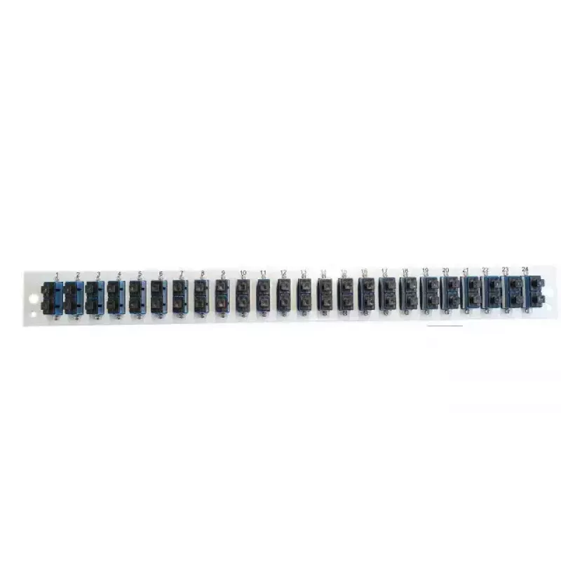 Pleistuvinio pultelio priedas EFB Elektronik SB-FP-24SC-D-V-OM3 — 1U montavimas į stovą, 432×13×43,5 mm, pilkas
