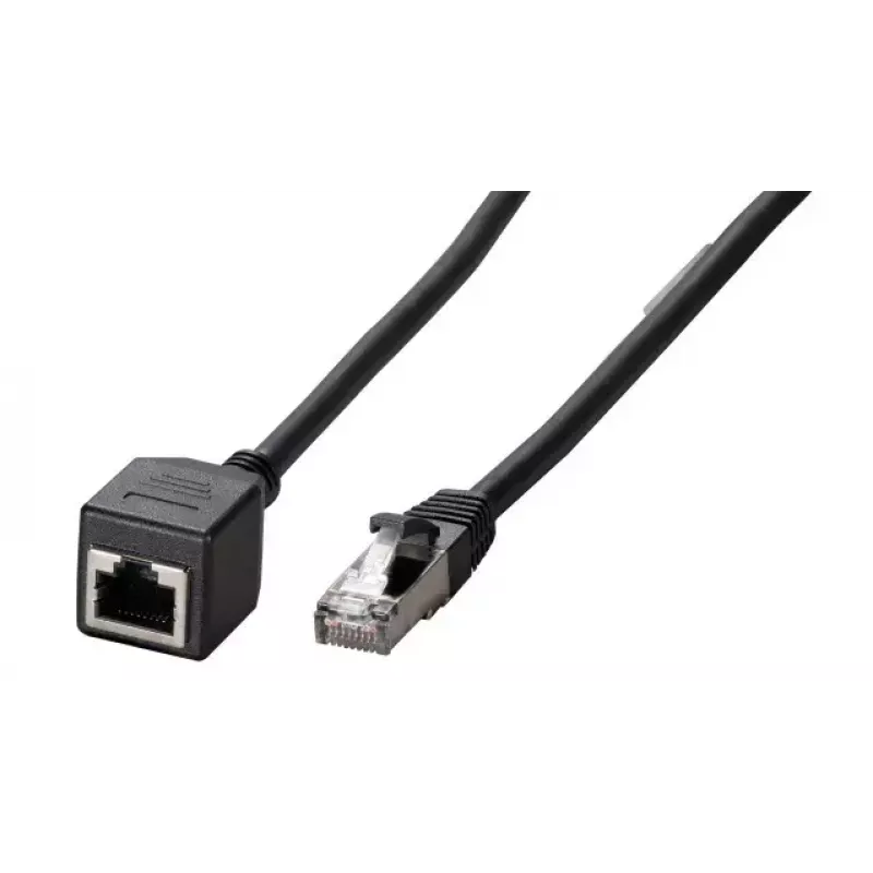 Tinklo kabelis EFB Elektronik K5546SW.3 RJ-45 Cat6a 3 m juodas