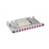 EFB Elektronik B71203L12OM4 šviesolaidinis adapteris SC multimodinis, pilkos/violetinės spalvos, 483×244×44,5 mm, 1 vnt.