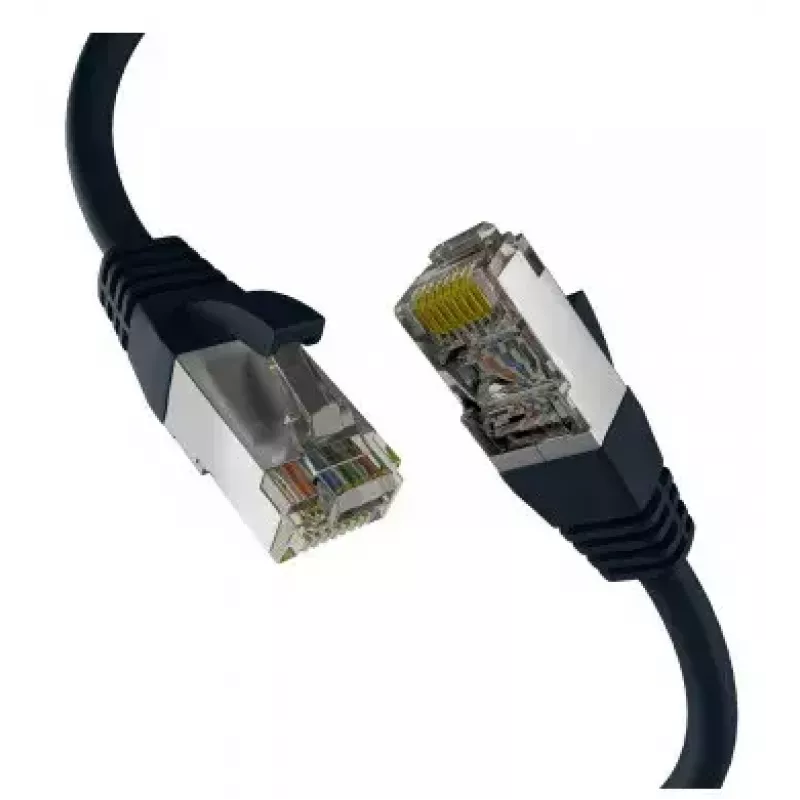 Tinklo kabelis M-Cab EC020200307 RJ-45 Cat8.1 10 m, juodas