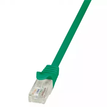 Tinklo kabelis LogiLink 1m Cat.6 RJ-45 U/UTP žalias