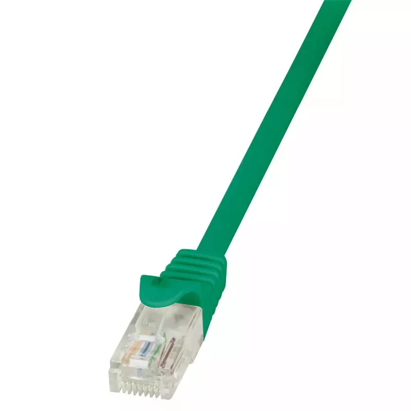 Tinklo kabelis LogiLink 1m Cat.6 RJ-45 U/UTP žalias