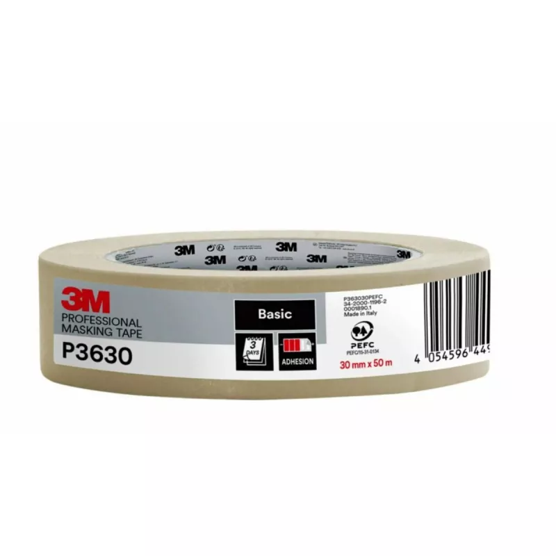 Maskavimo juosta 3M Scotch Malerkreppb PRO 30 mm x 50 m, smėlio