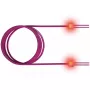 Skaidulinis optinis kabelis Sacon LSD42100020 2m LC SC Violetinis