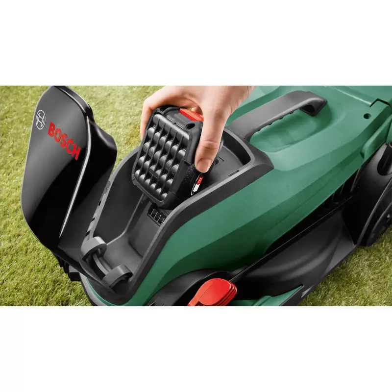 Belaidė vejapjovė Bosch Citymower 18V-32-300 (modelis 06008B9A0A) — 18 V baterijomis maitinama stūmimo vejapjovė