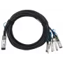 tinklo kabelis BlueOptics YFNDD-BL QSFP28 4xSFP28 InfiniBand 2m Oranžinė