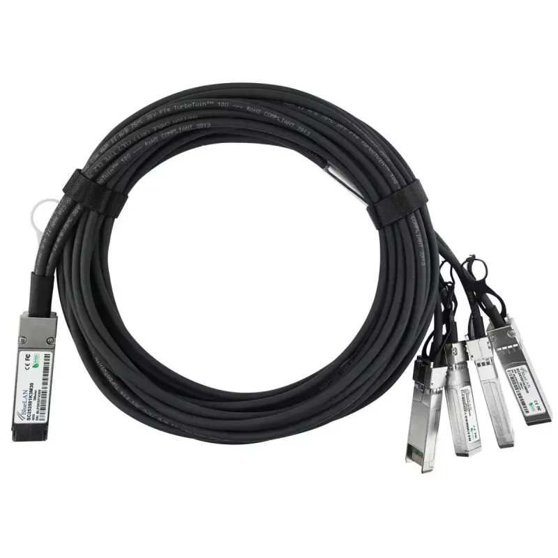 InfiniBand / šviesolaidinis kabelis BlueOptics SFPPQSFP30-01-BL 1 m 4xSFP+ QSFP
