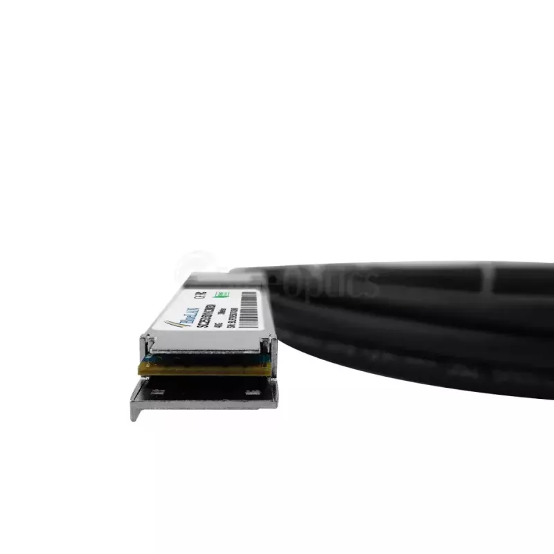 Tinklo kabelis BlueOptics ET7402-25DAC-2M-BL QSFP28 4xSFP28 InfiniBand 2m juodas