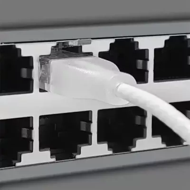 Tinklo kabelis Wantec 7408 RJ45 Cat6a 5 m baltas