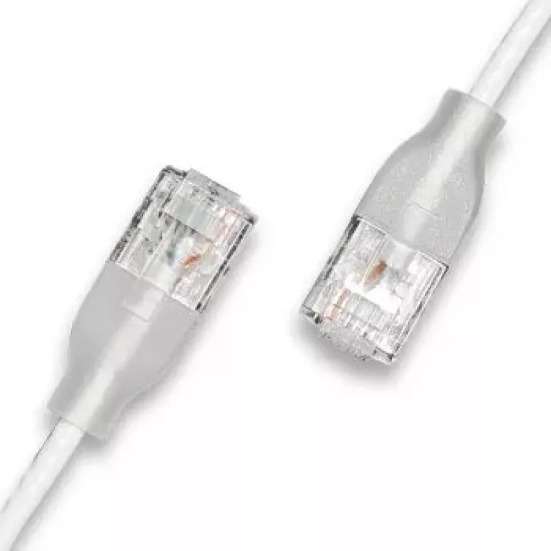 Tinklo kabelis Wantec 7408 RJ45 Cat6a 5 m baltas