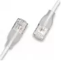Tinklo kabelis Wantec 7408 RJ45 Cat6a 5 m baltas