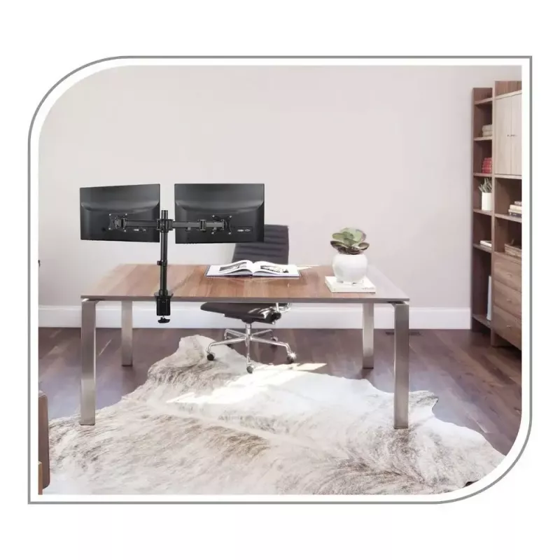 PureMounts PM-OFFICE-02 monitoriaus laikiklis / stovas 68,6 cm (27 col.) Stalinis Juodas