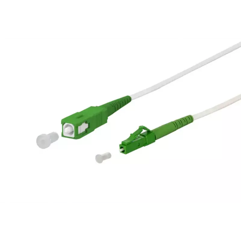 Šviesolaidinis kabelis METZ CONNECT 151P7EAJAB0E SC LC I-V(ZN) H 20 m baltos spalvos