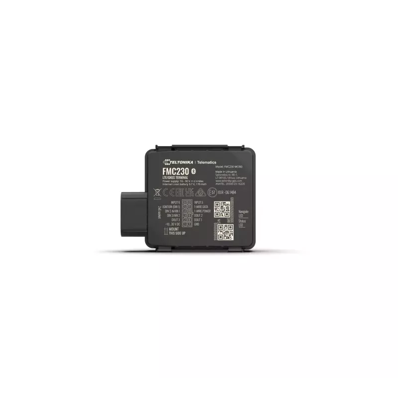 GPS seklys Teltonika FMC230 Waterproof LTE CAT 1 Juoda