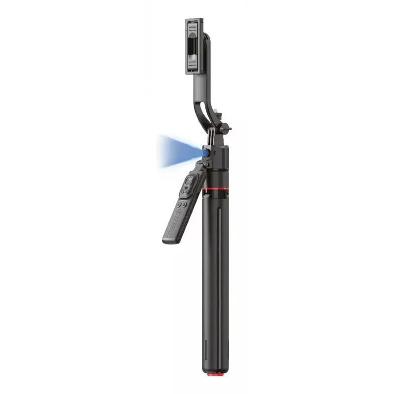 Trikojis 4smarts 541772 išmaniajam telefonui ir skaitmeniniam fotoaparatui, 3 kojų, maks. aukštis 176 cm, svoris 560 g, juodas