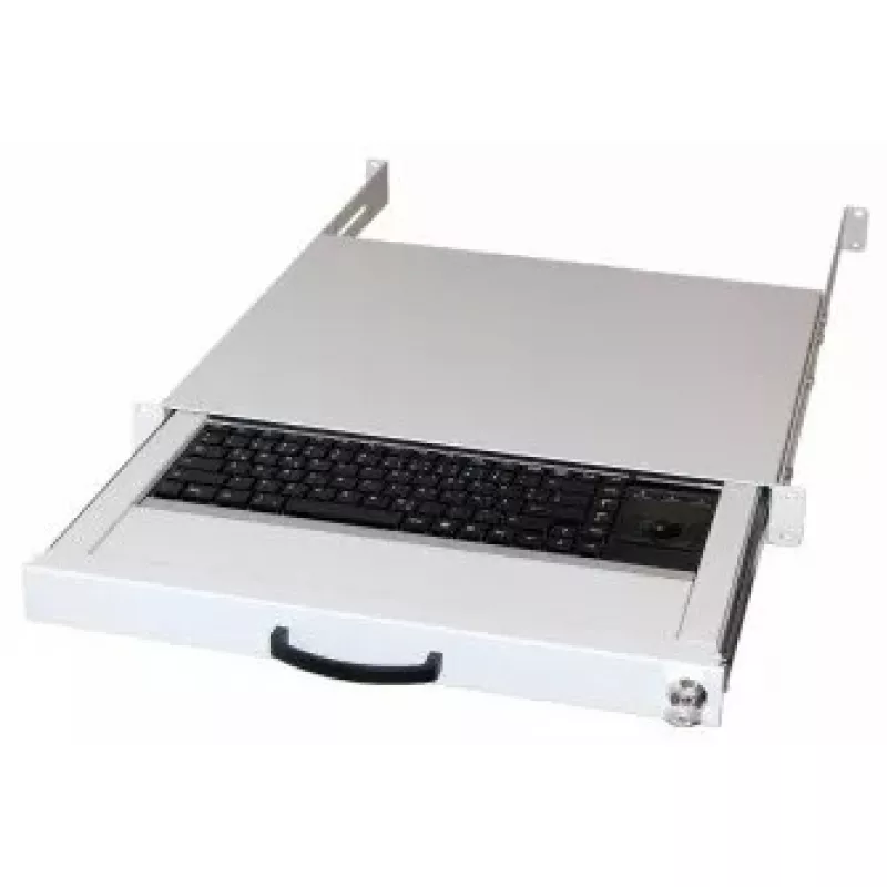 Klaviatūra AIXCASE AIX-19K1UKDETB-W USB PS/2 QWERTZ Vokiška Balta