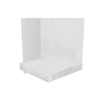 CD dėžutė dviguba MediaRange Cajas 10mm skaidri